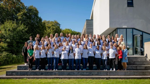 Intellectual Disability and General Nursing Interns and ATU Staff in a large group photo