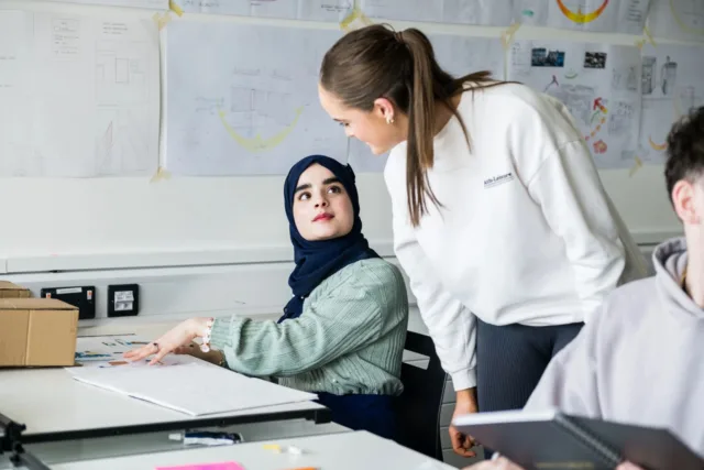 Students in Interior Architecture studios