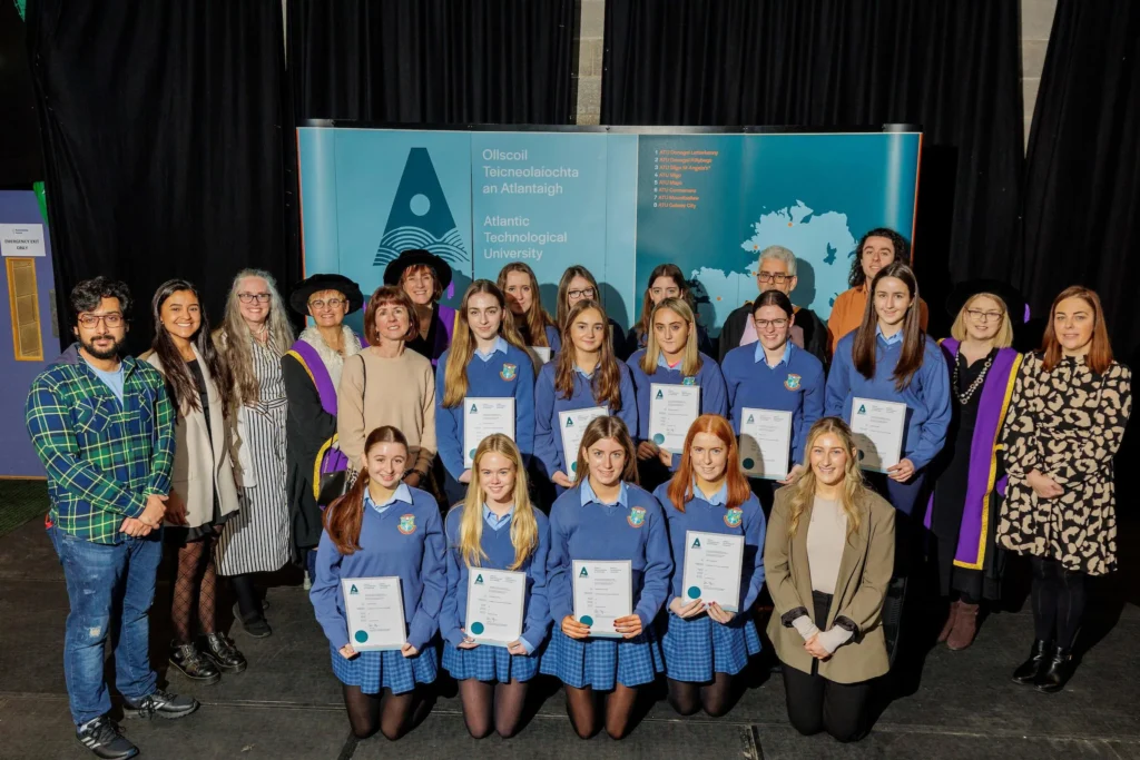 Transition year students at STEM awards