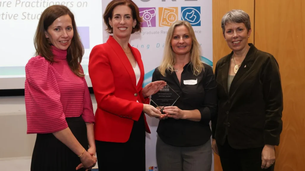 ATU graduates pictured receiving award