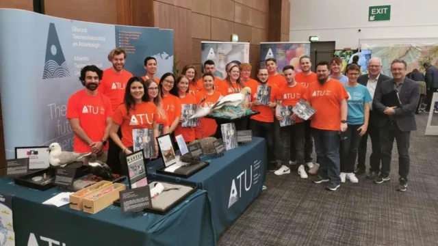 Image of ATU students at Galway Science and Technology Festival