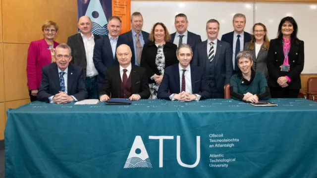 Minister Harris and ATU staff