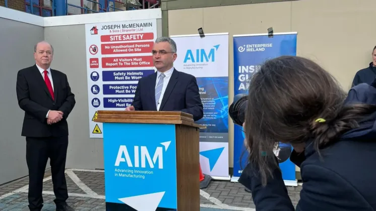 Minister Calleary turns sod in AIM Sligo