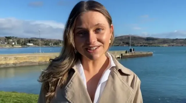 ATU student Niamh beside the sea