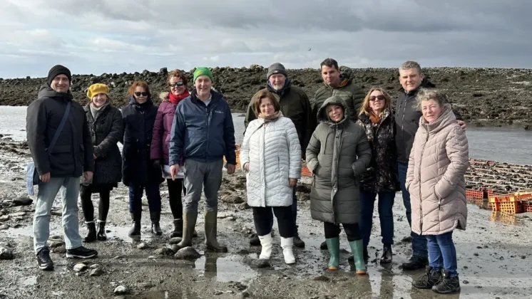 Group photo at Kylemore House