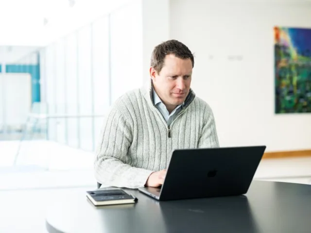 Man on laptop