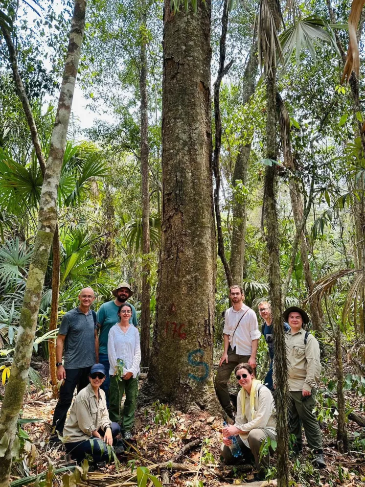 students of ATU Connemara in rainforest