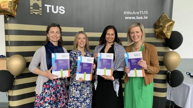 4 women launch the Toolkit at the Equitas EDI in HE conference in TUS