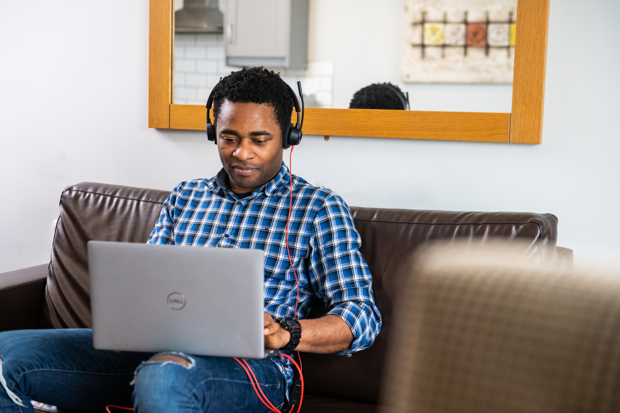 Press- An Atlantic TU student on a laptop