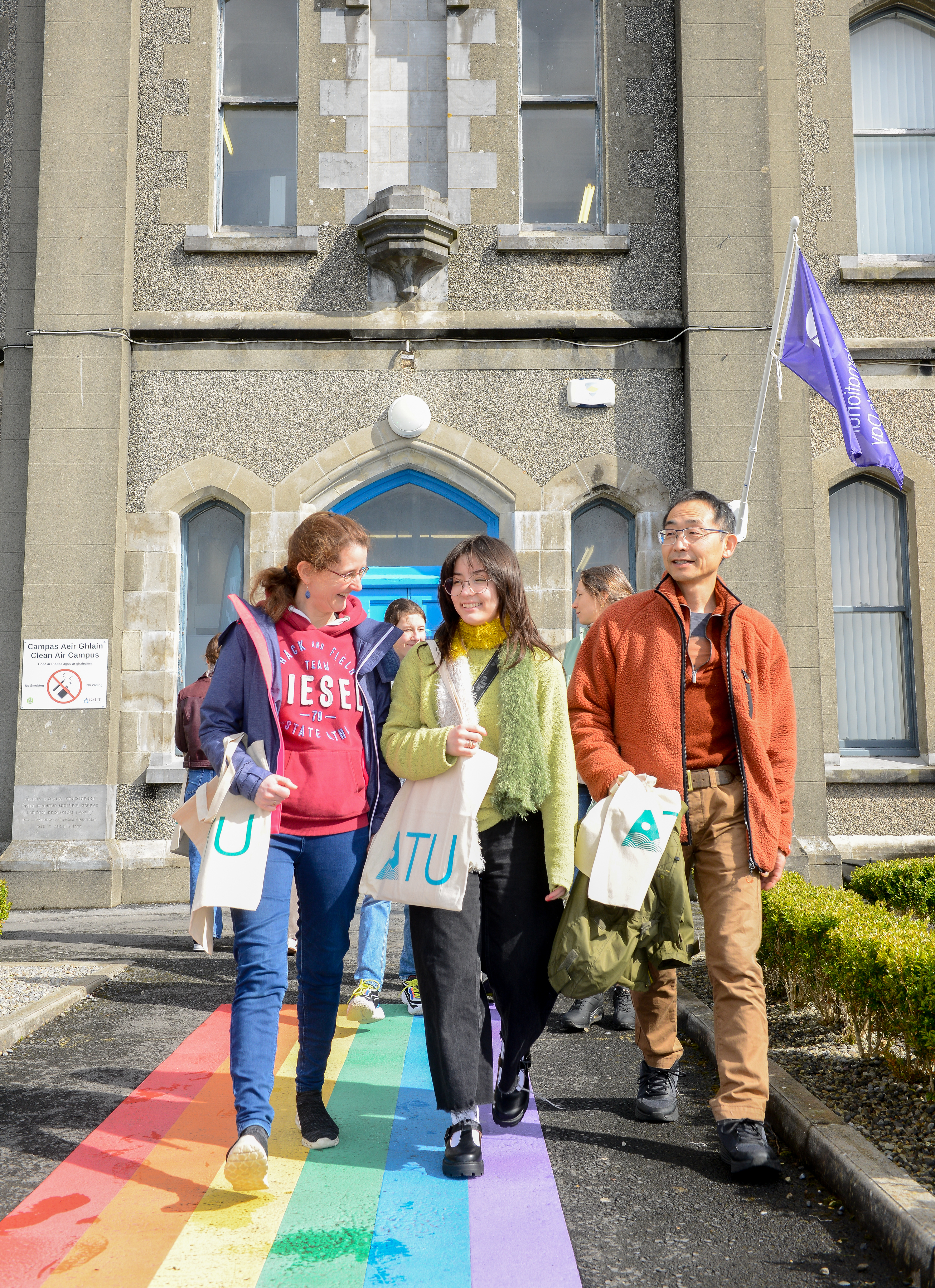 Open Day visitors at ATU Galway City, Wellpark ROad campus