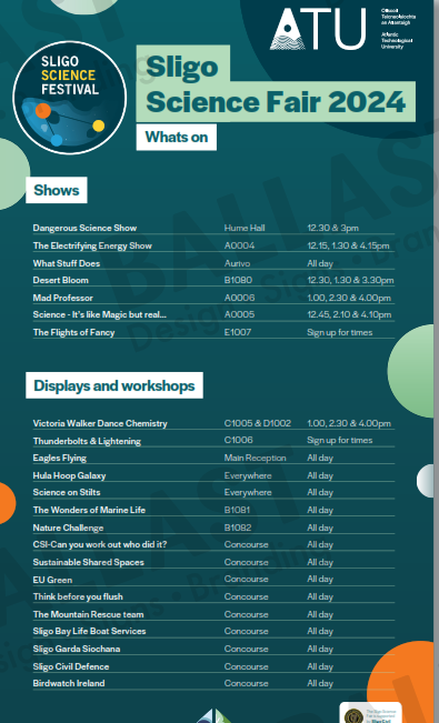 Science Week 2024 Schedule