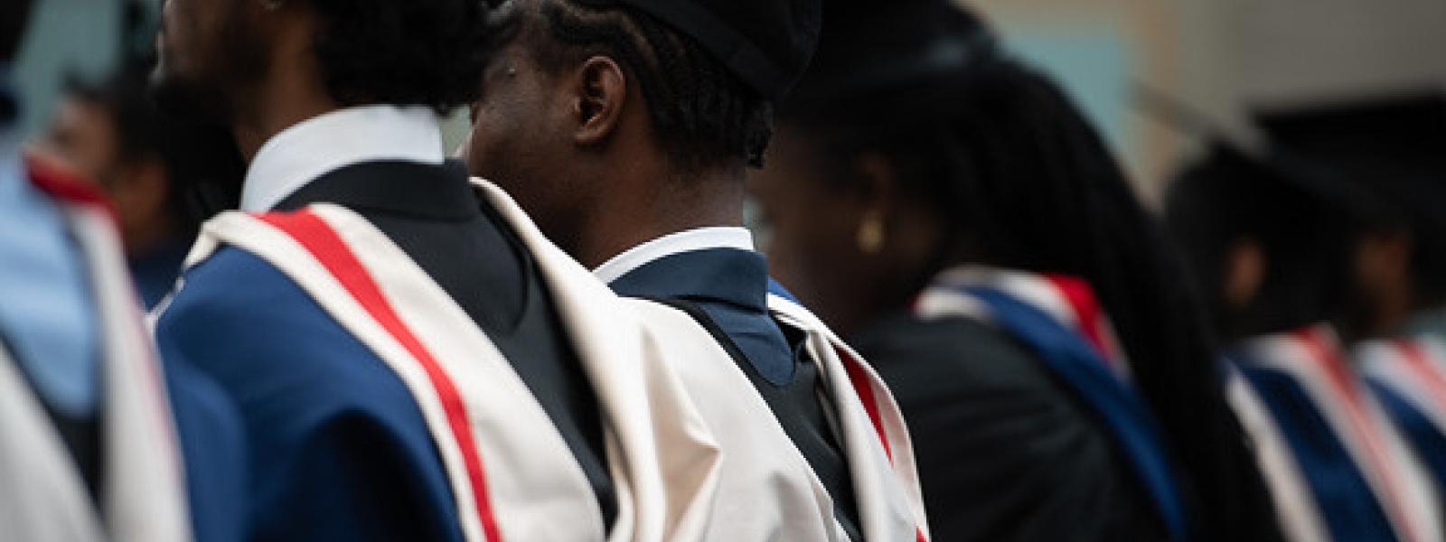 Graduates sitting