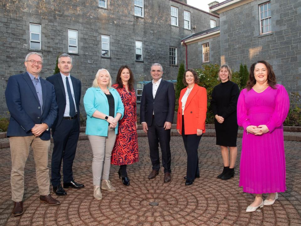 Group photo of ATU announcing AI Integration for Business in the West of Ireland Event