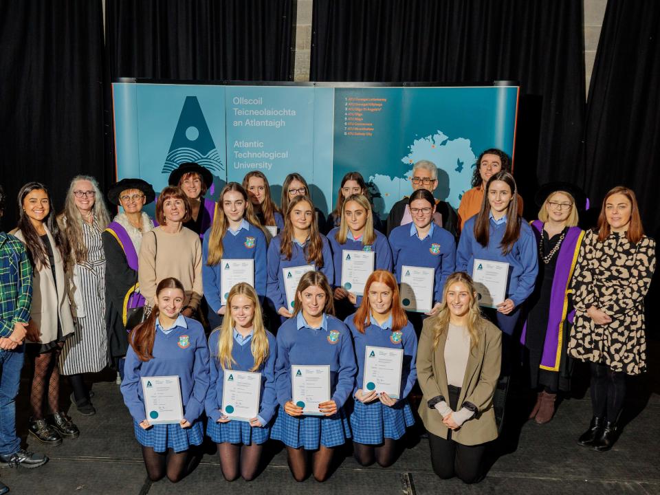 Transition Year Students honoured at ATU STEM Passport Awards