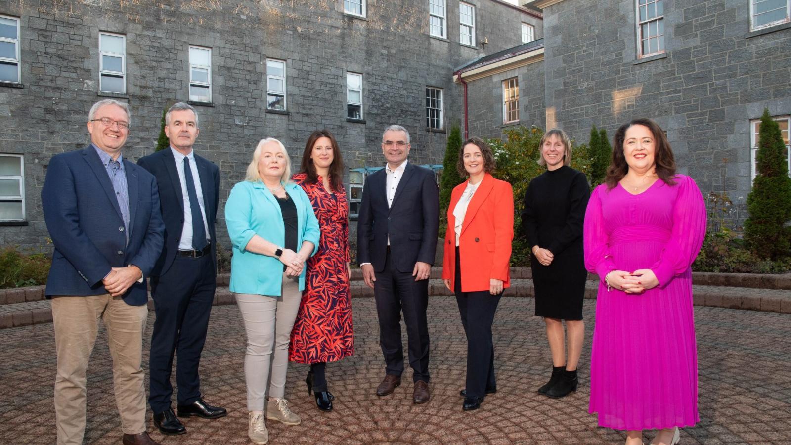 Group photo of ATU announcing AI Integration for Business in the West of Ireland Event